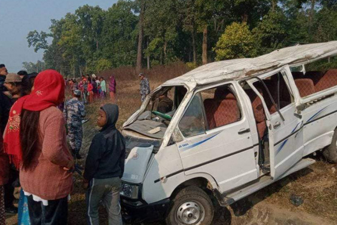 कैलालीको गौरीगंगामा हाइस दुर्घटना, एक जनाको मृत्यु 